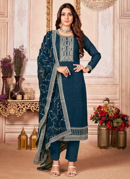 Morpich Colour Twisha Vol 26 New latest Designer Festive Wear Faux Georgette Salwar Suit Collection 2613